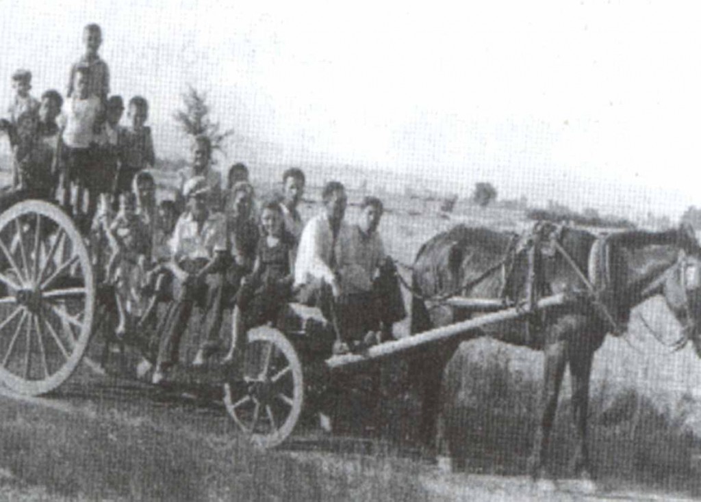 Άντρες, γυναίκες και μικρά παιδιά φορώντας τα καλά τους ερχόταν από κάθε γωνιά του Νομού με κάθε μέσο, γαϊδούρια, μουλάρια, βοδάμαξες ακόμη και με τα πόδια